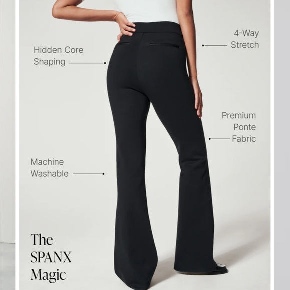 Spanx Ponte Flare Pant - Picture 4 of 5